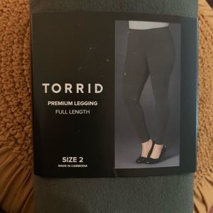 Torrid Olive Full Length Premium Leggings